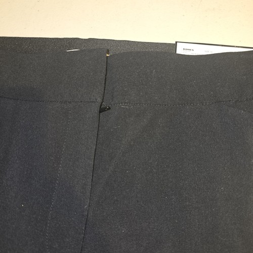 Dana Buchman Curvy Straight Black Tie Dress Pants 16 NWT - photo 2