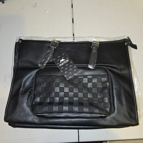 Matein Laptop Tote Bag Insulated Lunch Compartment Black NWT