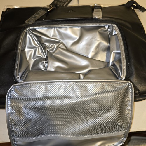 Matein Laptop Tote Bag Insulated Lunch Compartment Black NWT - photo 4