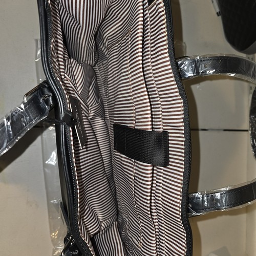 Matein Laptop Tote Bag Insulated Lunch Compartment Black NWT - photo 5