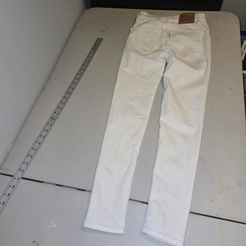 Levis Mile High Super Skinny Jeans 24 Womens White Denim - photo 5