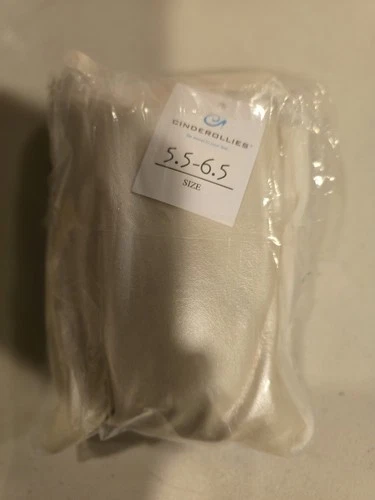 Cinderollies Metallic Gold Ballet Flats Bridal Size 5.5 -6.5 - photo 4