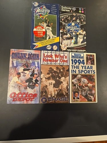 Mets - Yankees - Sports Illustrated 5 VHS Lot SEALED
