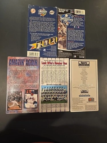 Mets - Yankees - Sports Illustrated 5 VHS Lot SEALED - photo 2