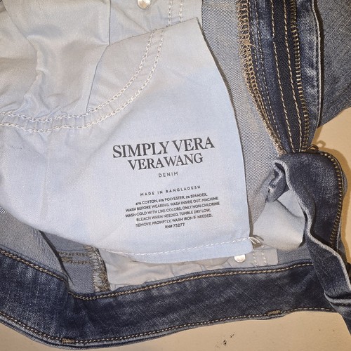 Simply Vera Vera Wang Jeans Womens 8 Casual Stretch Denim - photo 4