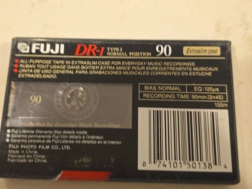FUJI DR-I 90 Minute Audio Cassette Tape Normal Bias - photo 2