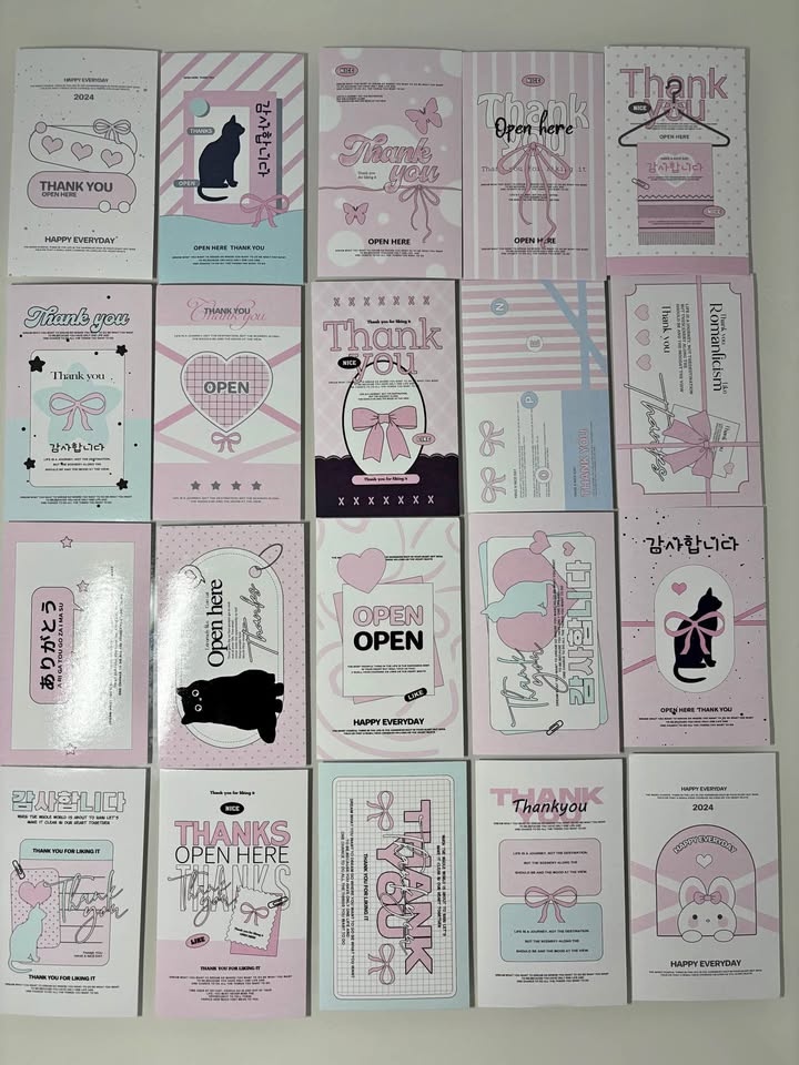 20 pcs Thank You Sealing Stickers