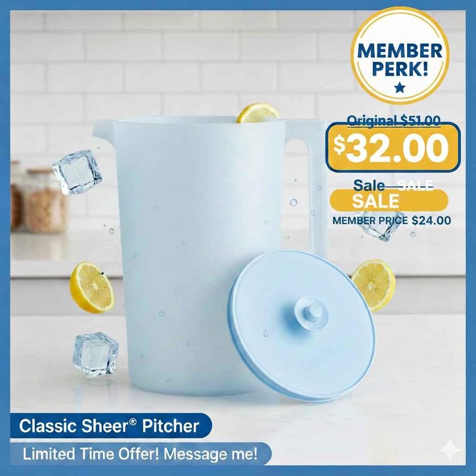 Tupperware Classic Sheer Pitcher