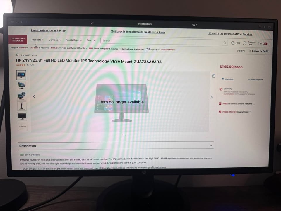 HP 24yh 23.8 inch Monitor - photo 2