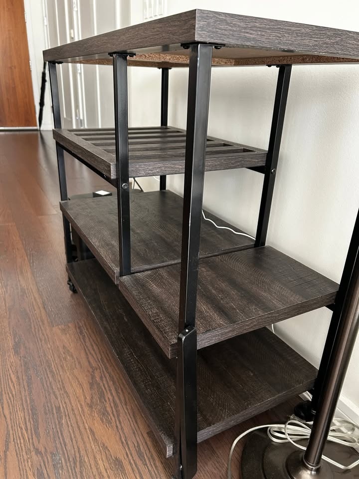 Bar Cart with Wooden Top - photo 4