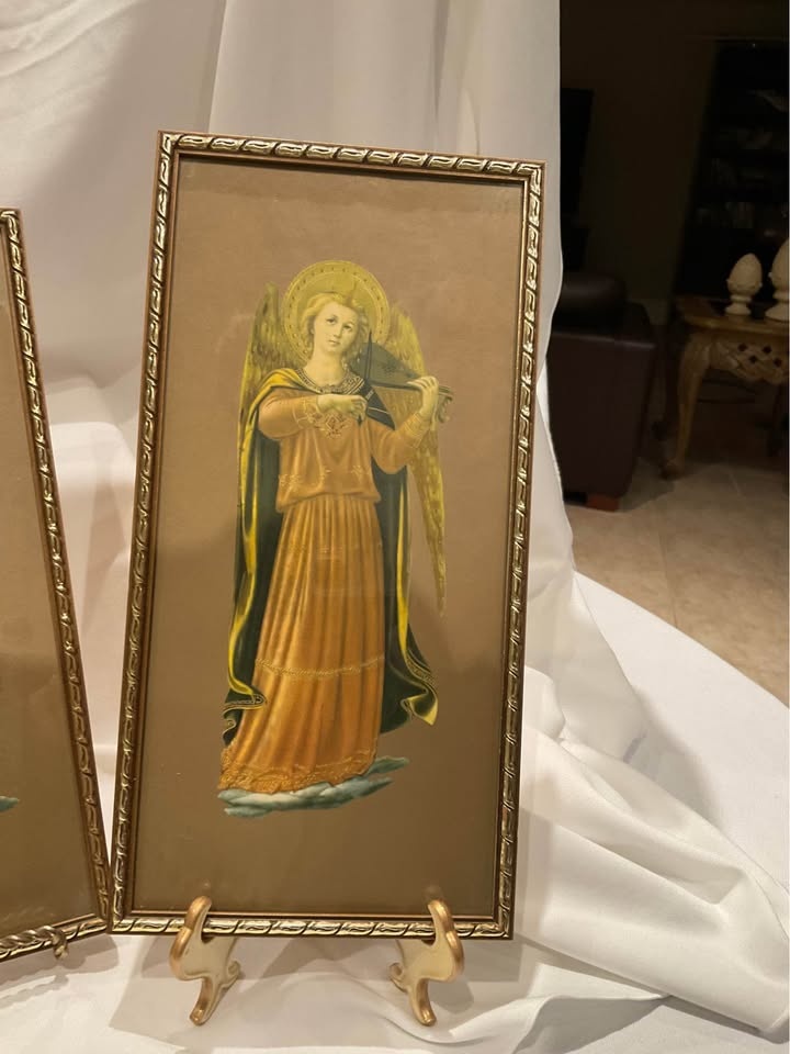 Vintage Angel Musicians Prints - Fra Angelico Set of 4 - photo 2