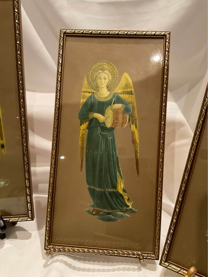 Vintage Angel Musicians Prints - Fra Angelico Set of 4 - photo 3