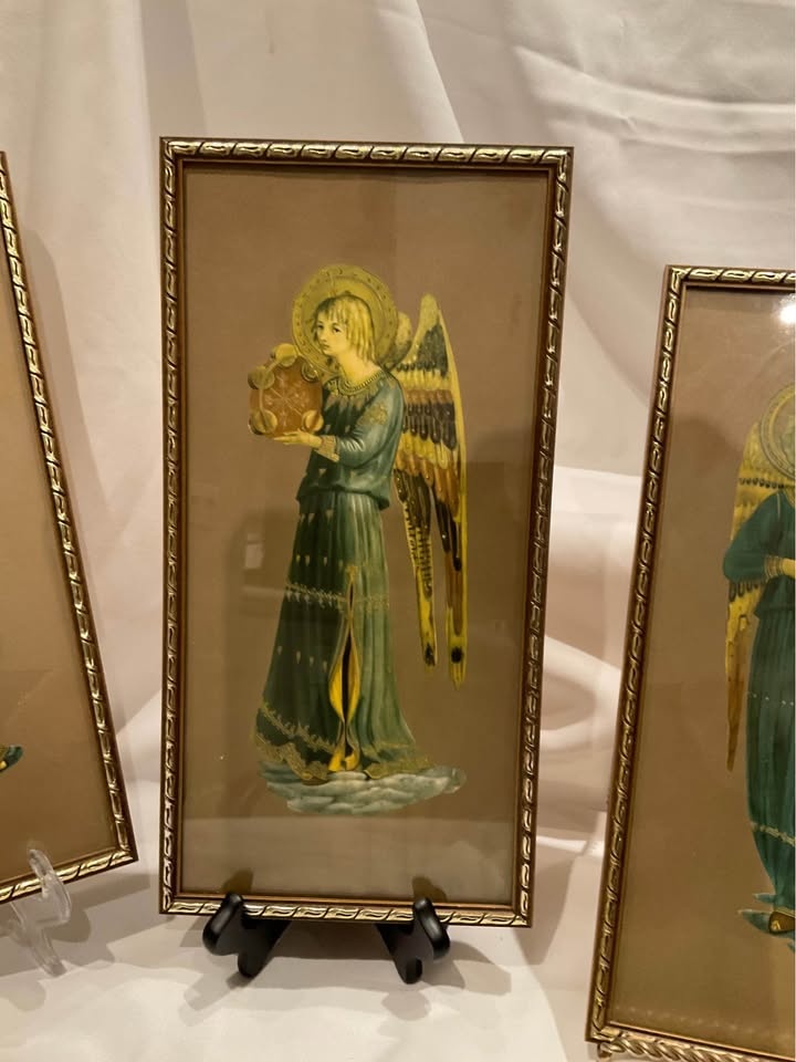 Vintage Angel Musicians Prints - Fra Angelico Set of 4 - photo 4