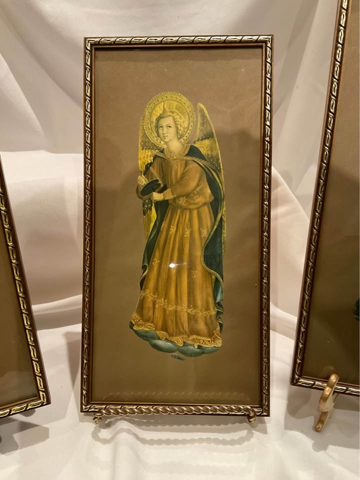 Vintage Fra Angelico Angel Musicians Prints (Set of 4) - photo 3