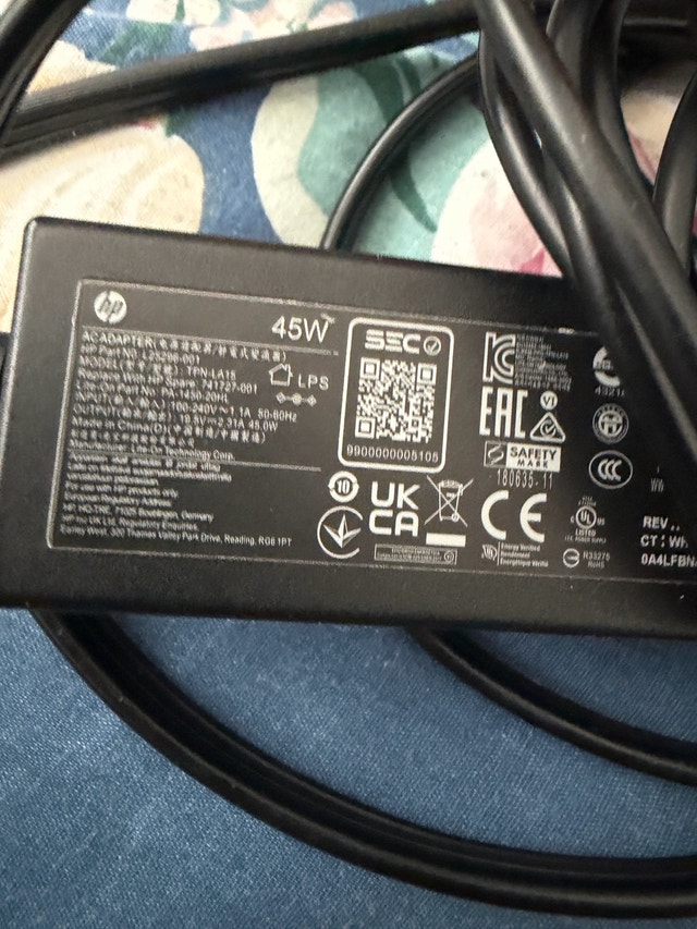 HP Laptop Charger Brick