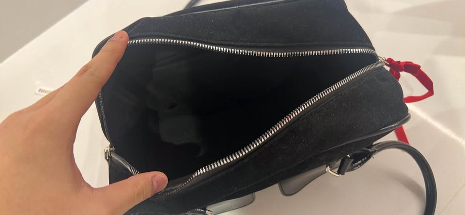 Retro Chubby Shoulder Bag - Black - photo 2