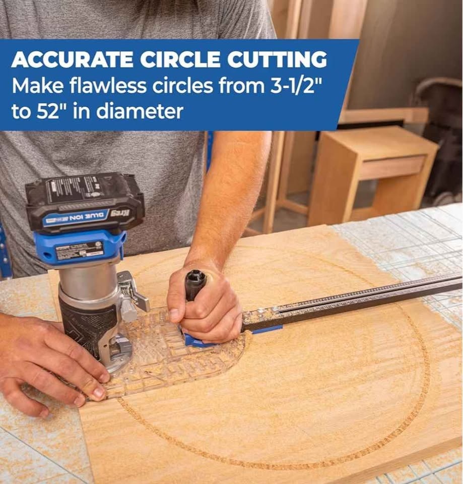 Kreg Trim Router Circle Guide - photo 2
