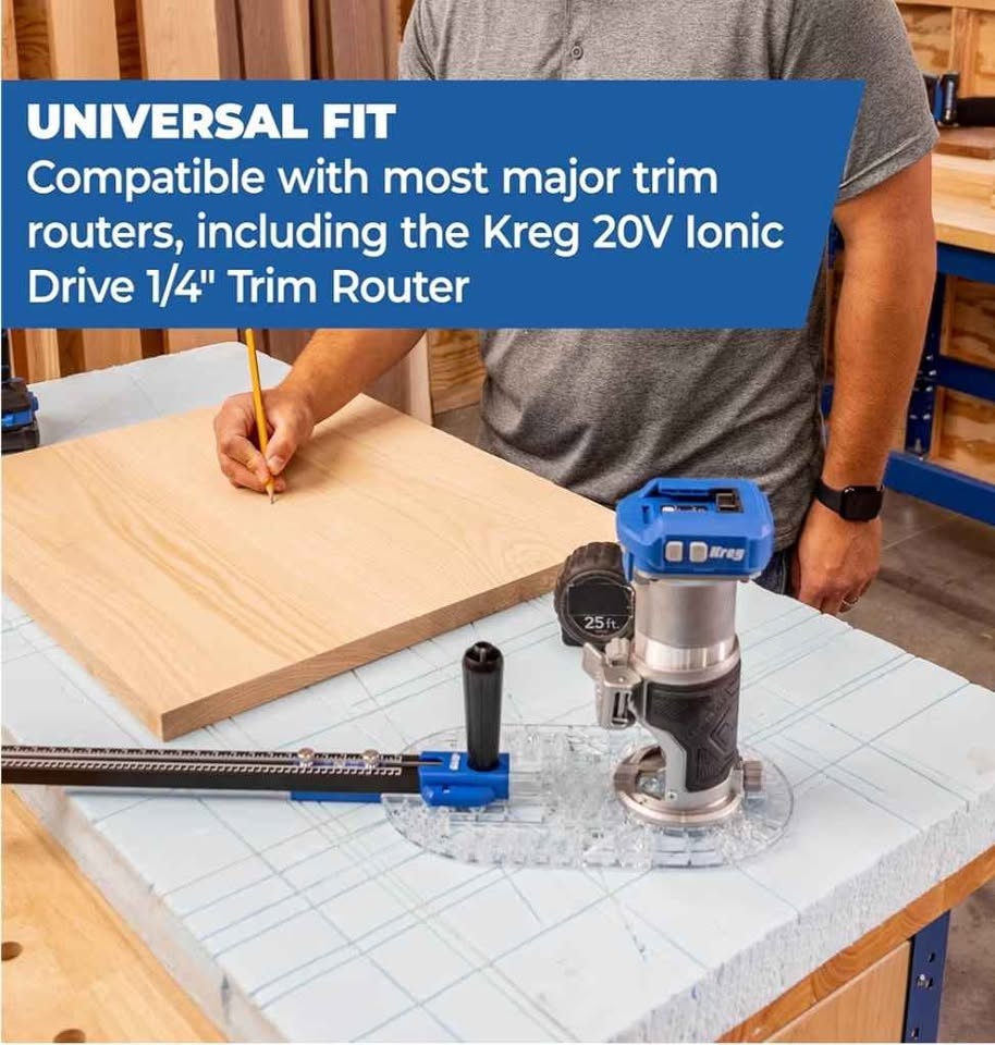 Kreg Trim Router Circle Guide - photo 3