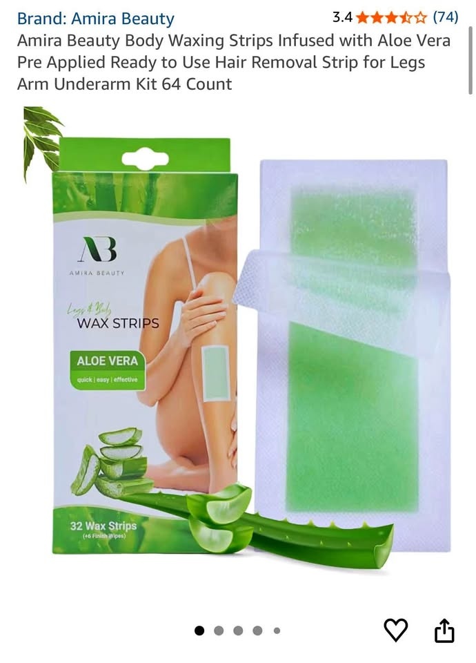 Amira Beauty Body Waxing Strips with Aloe Vera