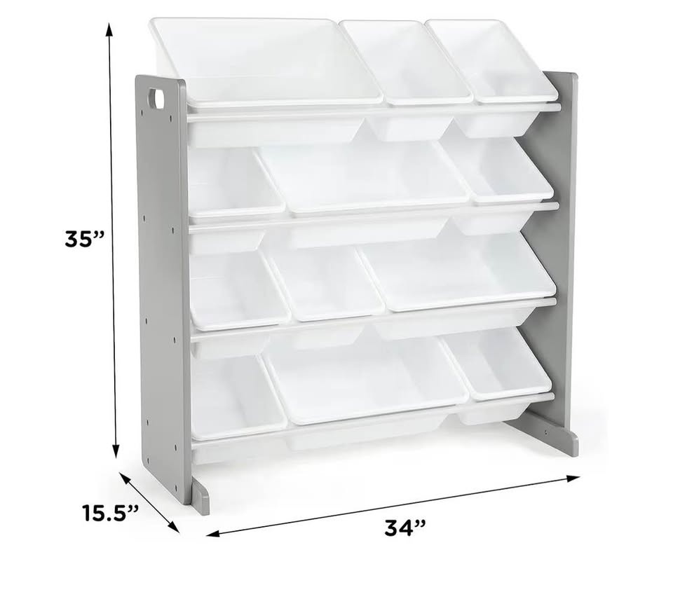 Toy Organizer White/Grey - photo 4