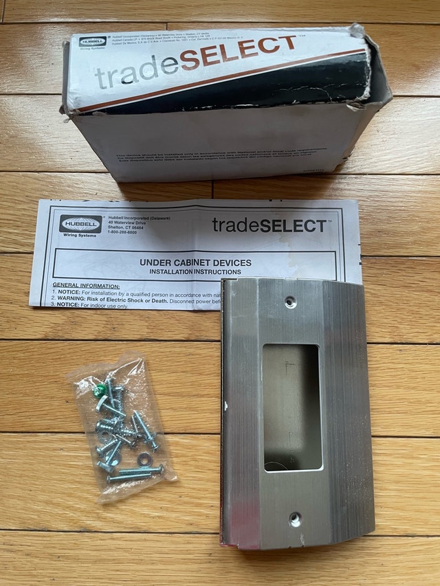 Hubbell TradeSELECT Under Cabinet Receptacle Box