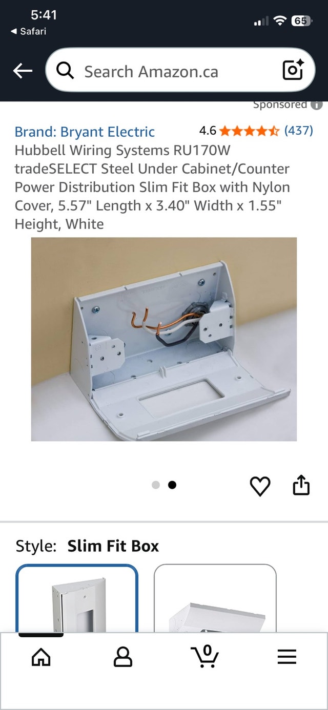 Hubbell TradeSELECT Under Cabinet Receptacle Box - photo 4