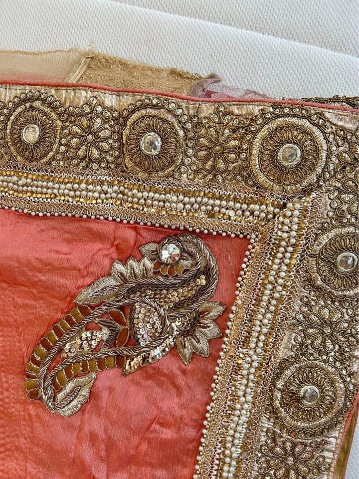 Traditional beautiful Saree with heavy border
