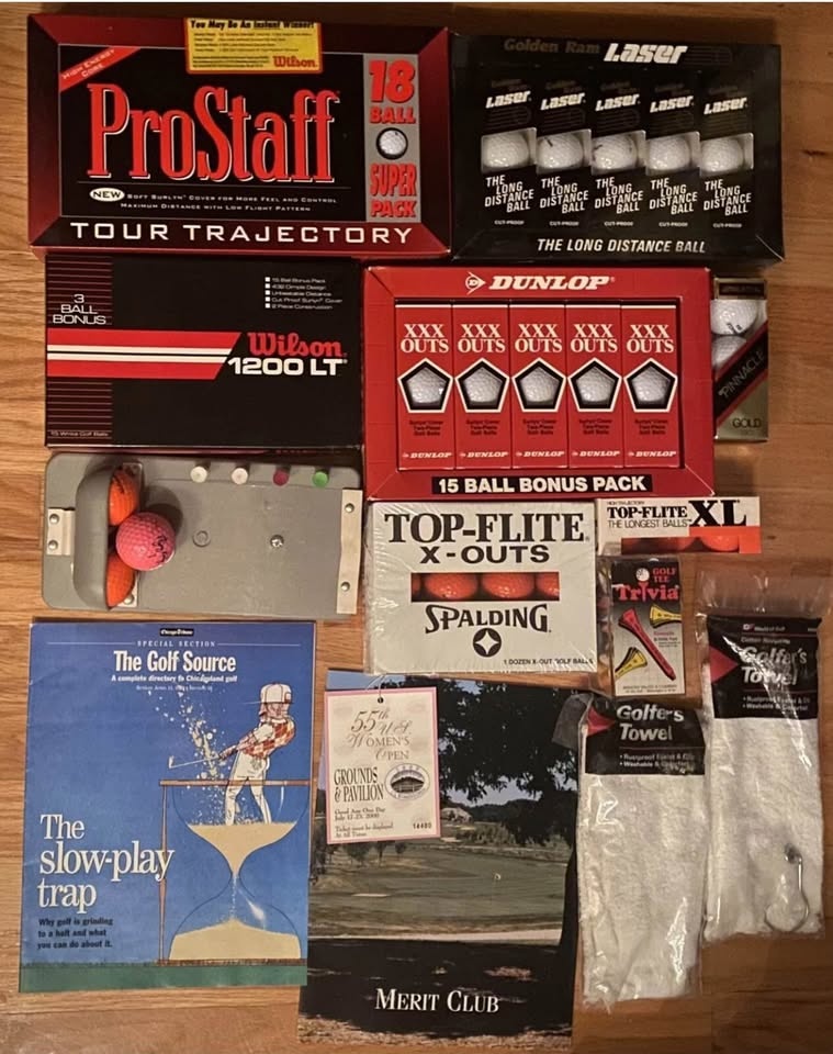 Huge Golf Lot: 84 Balls, Accessories, Trivia, Books & More - photo 2