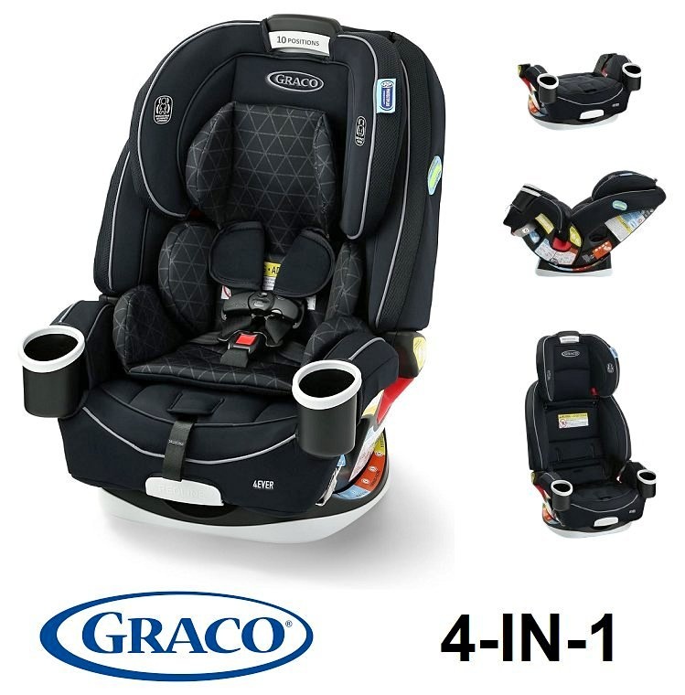 Graco 4Ever 4-in-1 Car Seat - Grey/Black