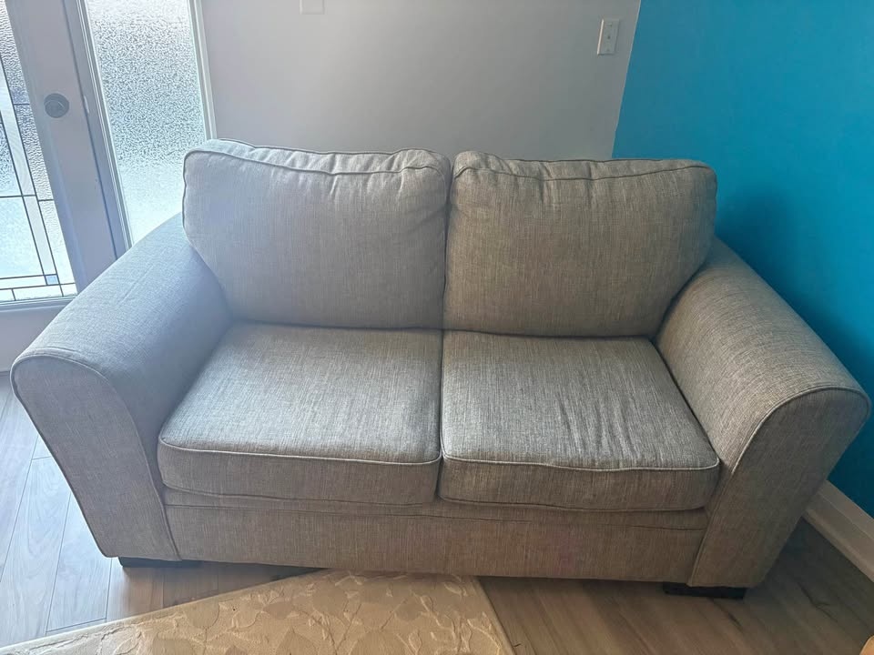 Grey Love Seat