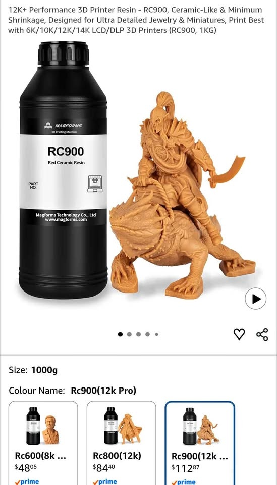 Ceramic Resin for 3d printing - New
