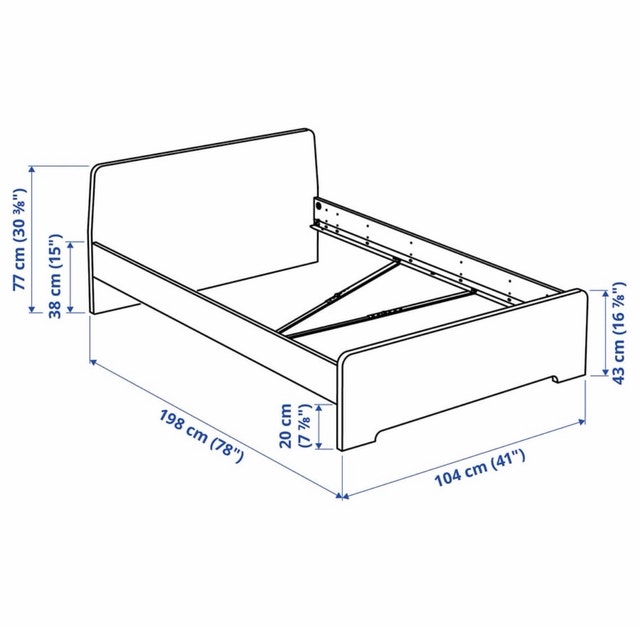 Twin Kids Bed Frame - IKEA ASKVOLL - photo 2