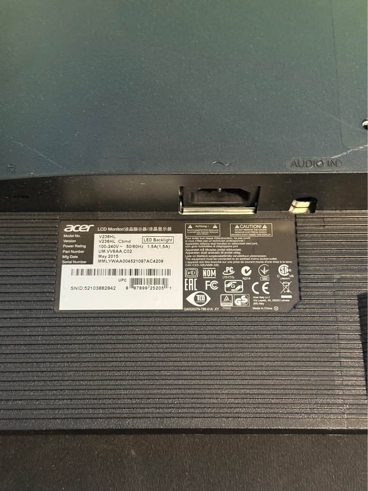 Acer V236HL 23" LED Monitor - No Stand - photo 5