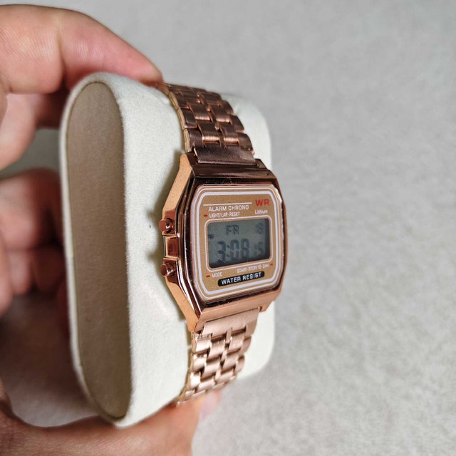 Rose Gold Classic Digital Watch - photo 2