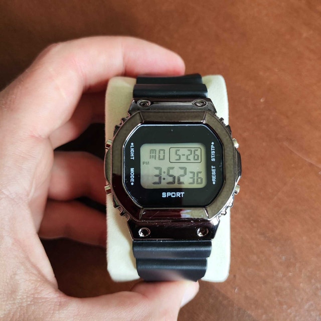 Cool Metal Black Digital Watch