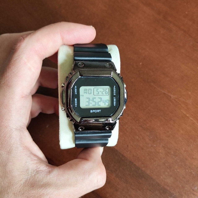 Cool Metal Black Digital Watch - photo 2
