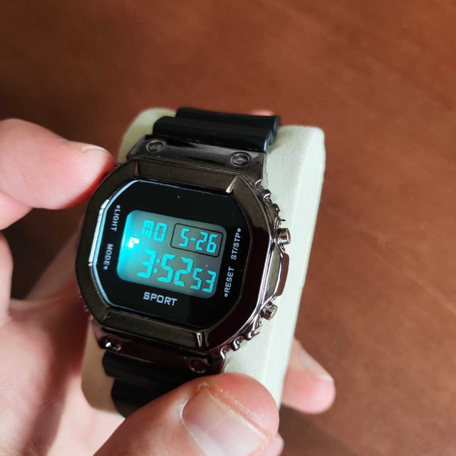 Cool Metal Black Digital Watch - photo 3