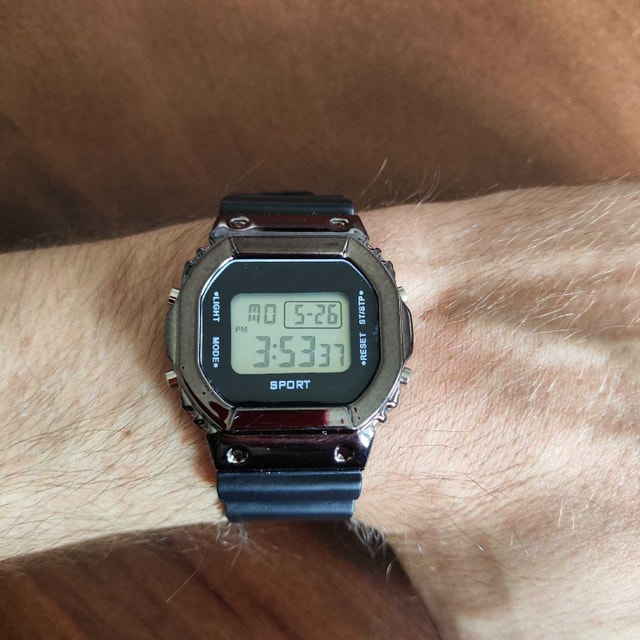 Cool Metal Black Digital Watch - photo 4
