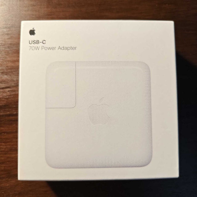 Brand New 70W USB-C MacBook Power Adapter (MQLN3AM/A)