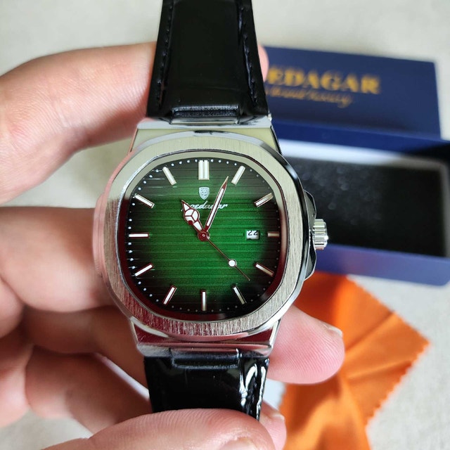 Luxury Classic Stainless Steel Watch Green Dial - photo 3