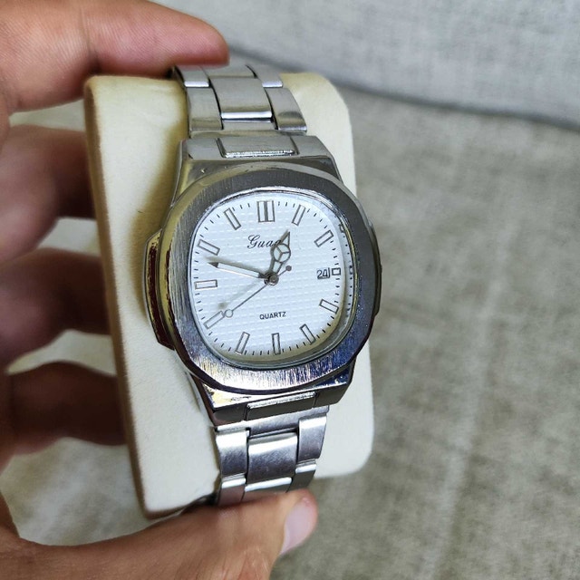 Classic Silver Stainless Steel Watch - photo 2