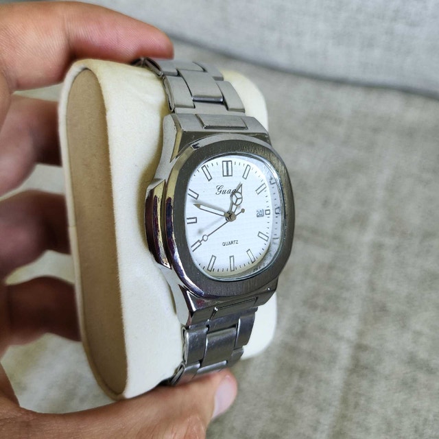 Classic Silver Stainless Steel Watch - photo 3