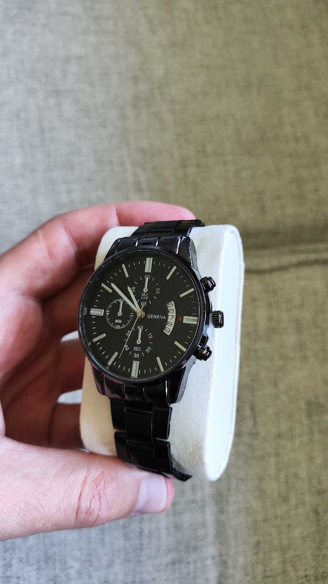 Strict Black Classic Metal Watch - photo 3