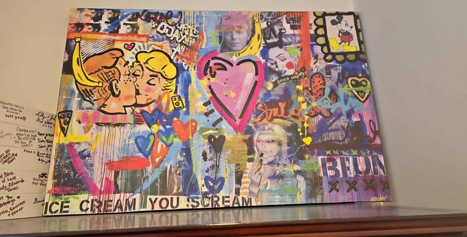 Graffiti art canvas