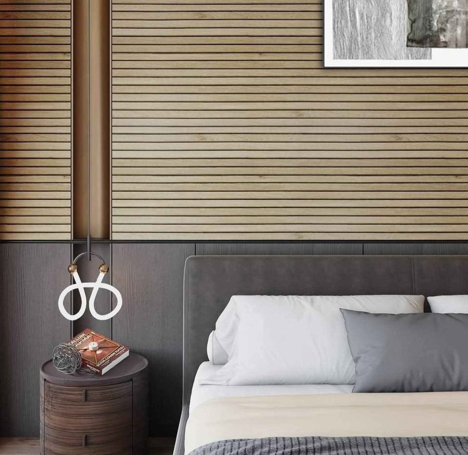 LACHEERY Wood Slat Peel & Stick Wallpaper (2 Rolls) - photo 3