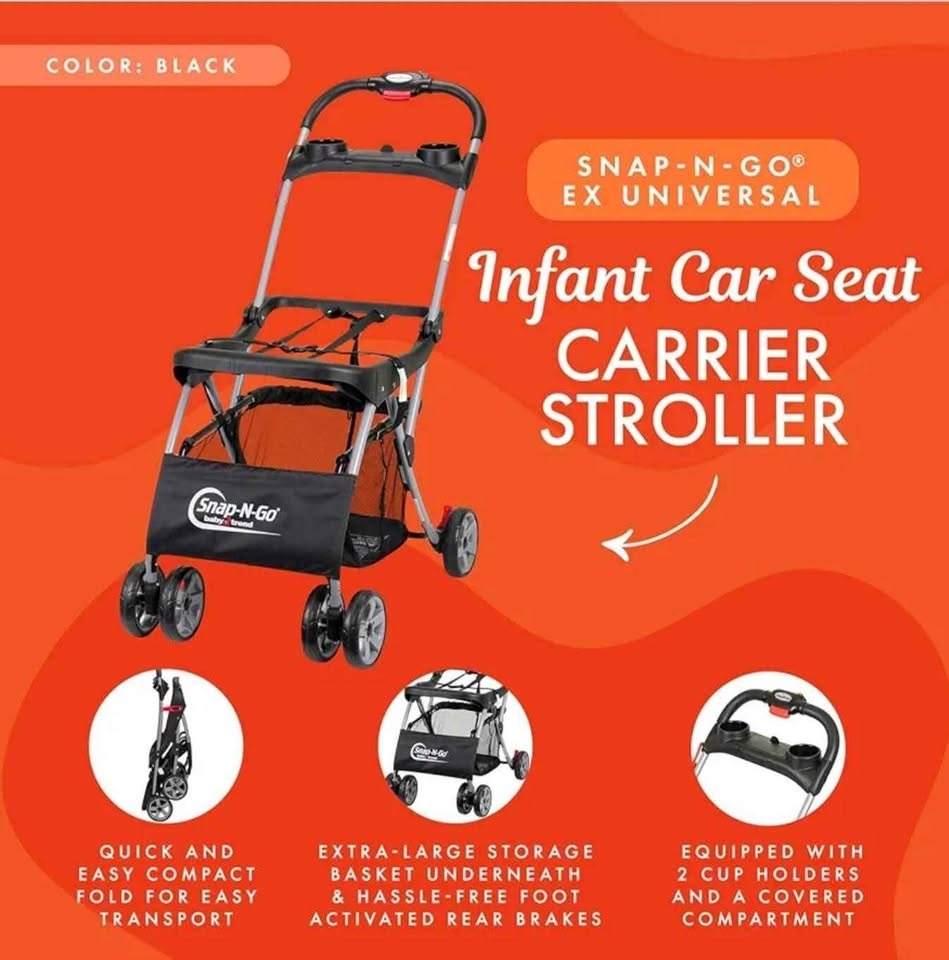 Baby Trend Snap N Go EX Car Seat Carrier - photo 5