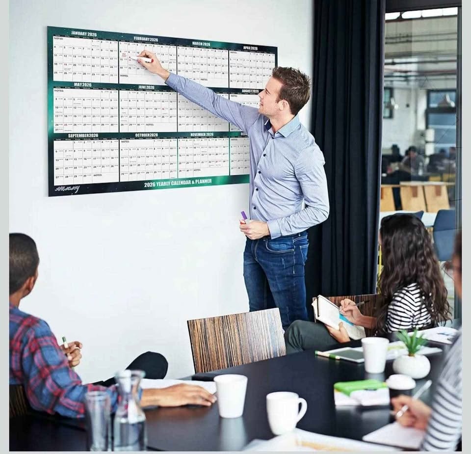 2026 Apricity Dry Erase Wall Calendar - 24" x 36" - photo 4