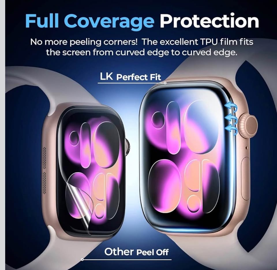LK Premium Screen Protectors for Apple Watch - ALL Series & Size - photo 3