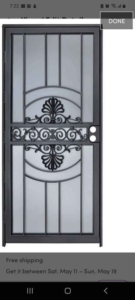 Iron Security Door - Brand New