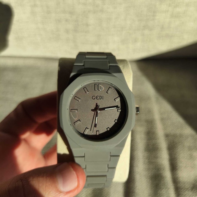 Beautiful Grey Soft Touch Sport Watch